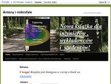 Tablet Screenshot of anteny.jeziorski.info